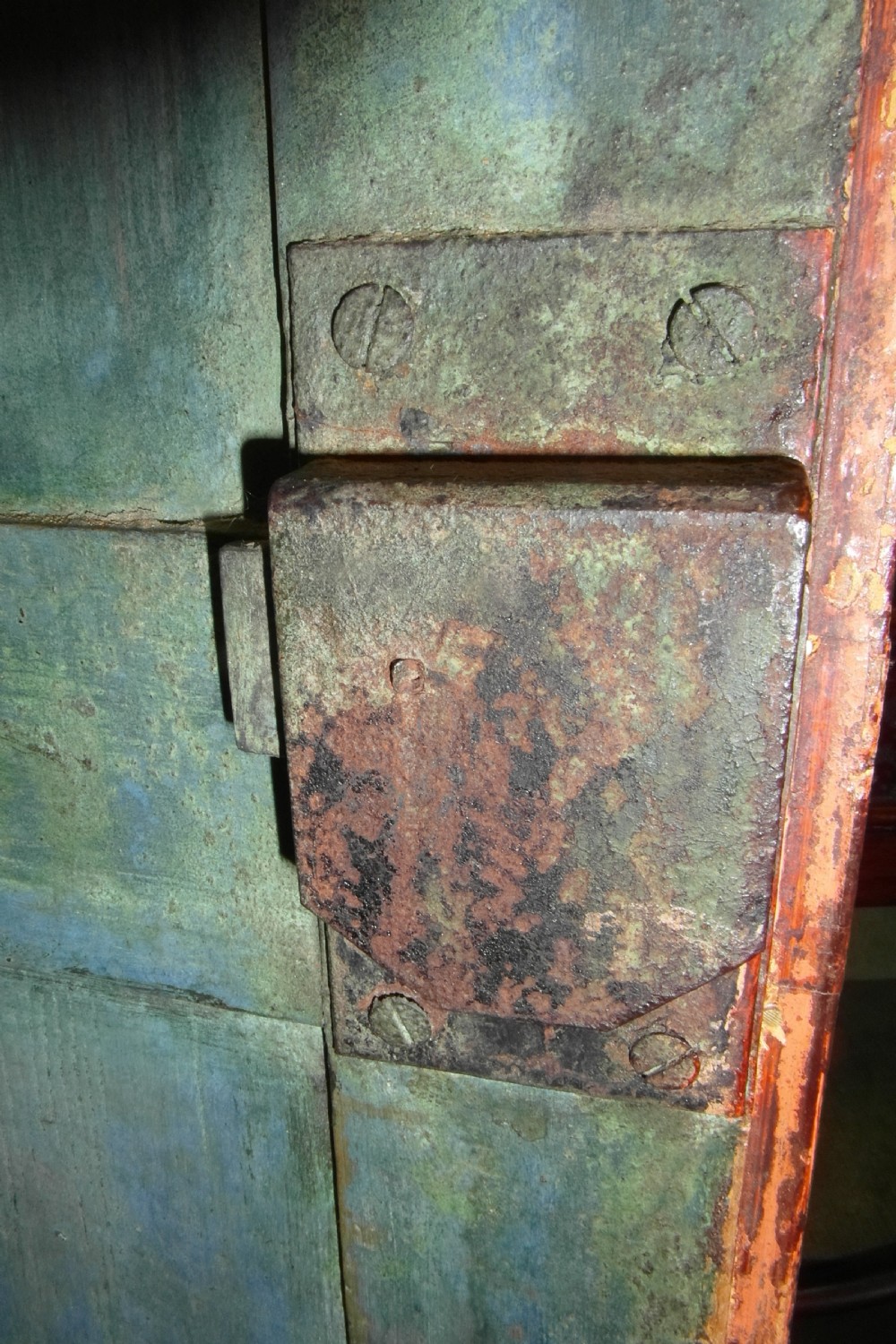 Georgian Pine Corner Cabinet View IV