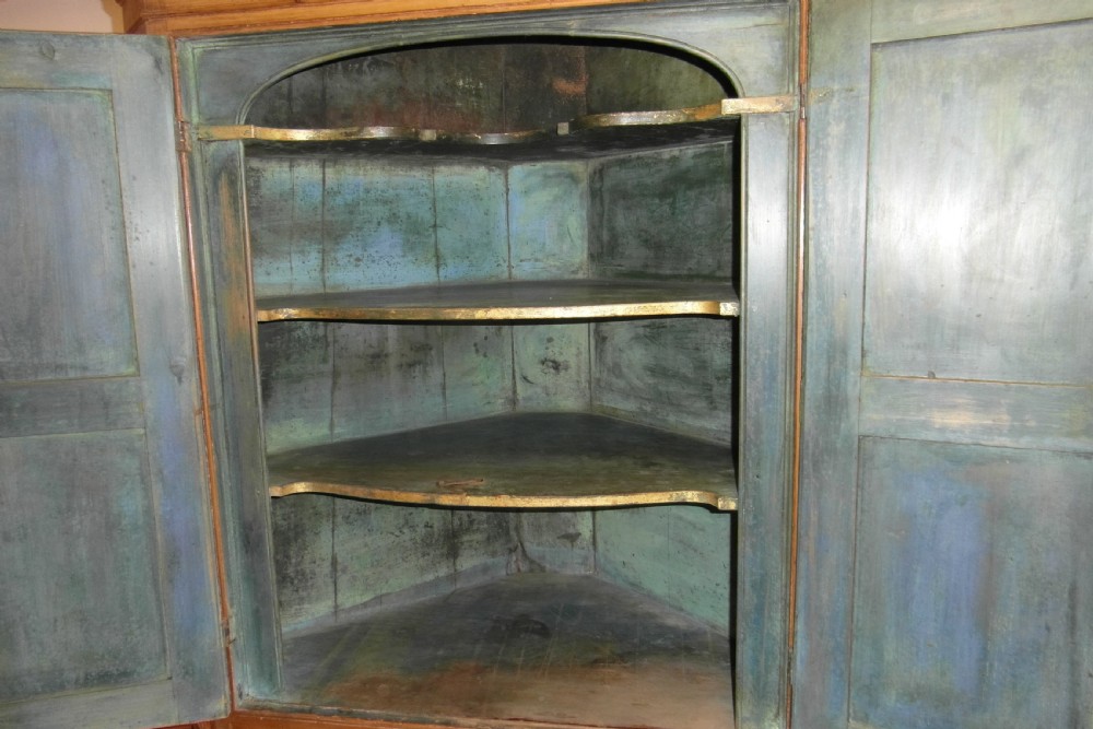 Georgian Pine Corner Cabinet View V