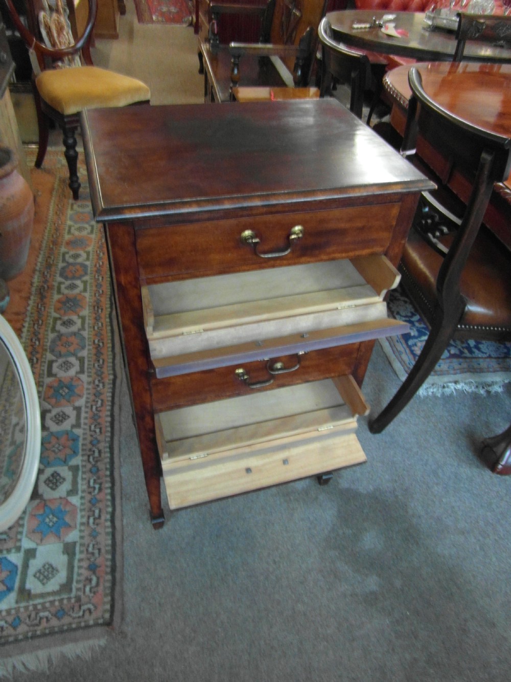 Antique Edwardian Music Cabinet View II