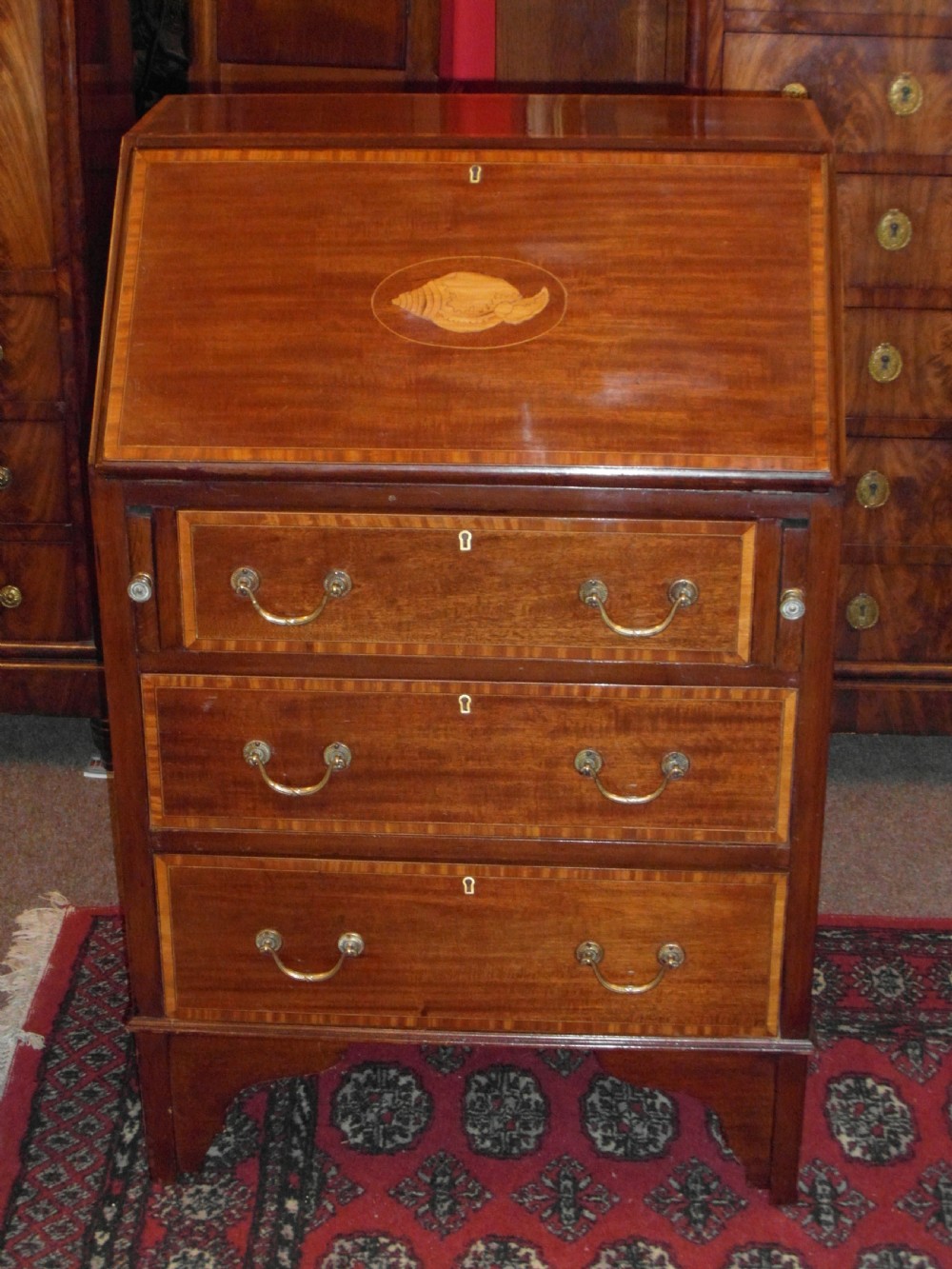 Edwardian Mahogany Bureau