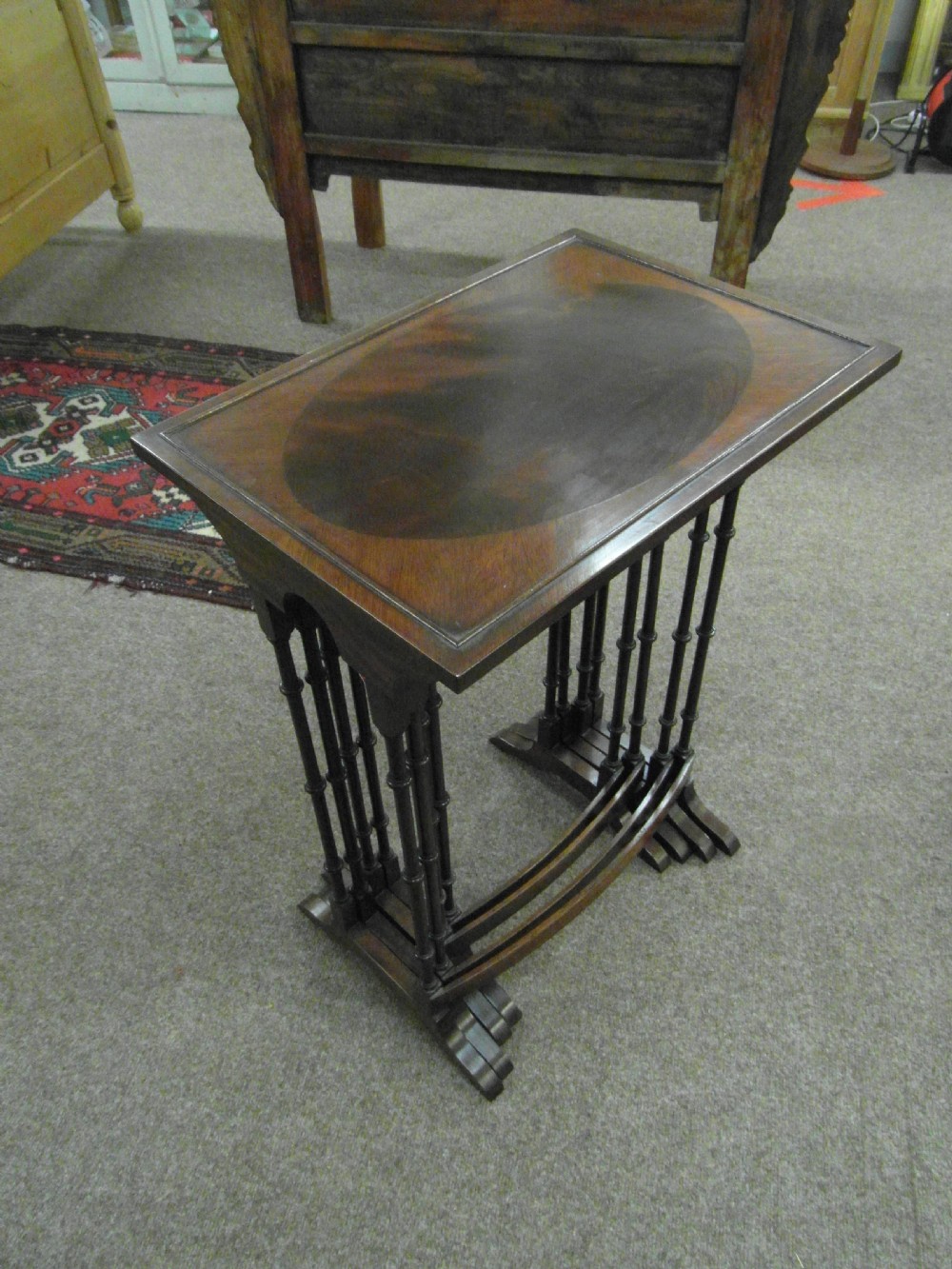 Set of Antique Quartetto Edwardian Tables View II