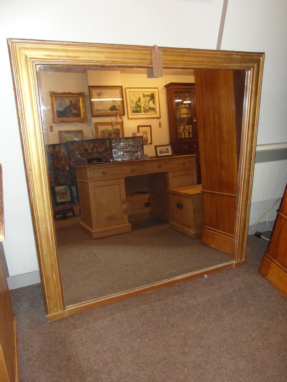 Large French Antique Mirror