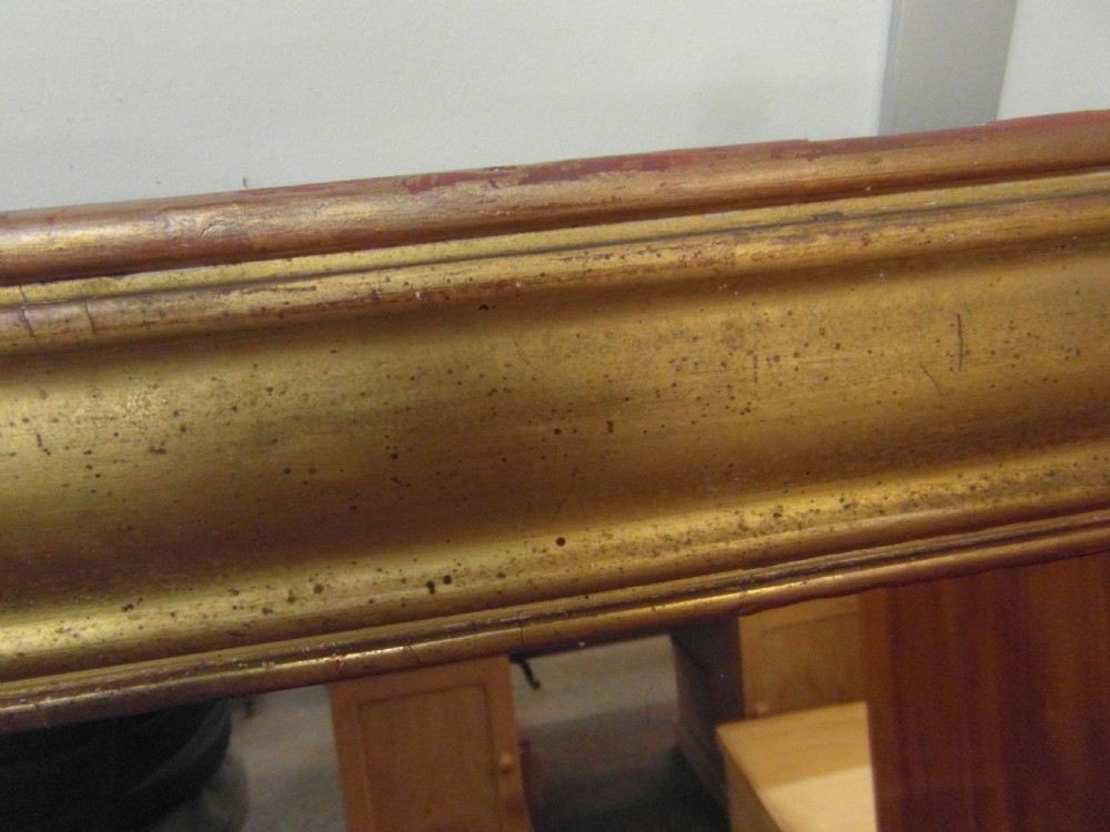 Large French Antique Mirror View II