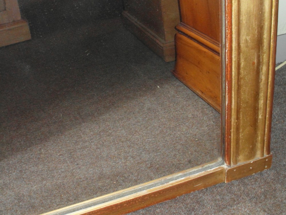 Large French Antique Mirror View III