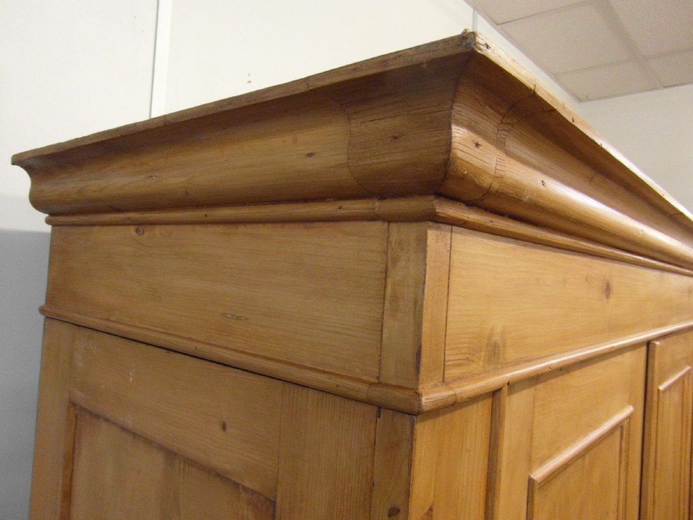 Victorian Pine Double Knock Down Wardrobe View IV