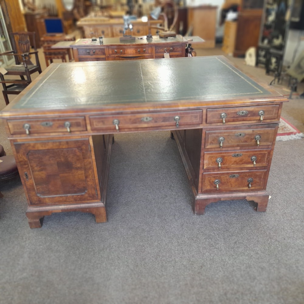 Victorian Walnut Partners Writing Desk Bartholemew & Fletcher