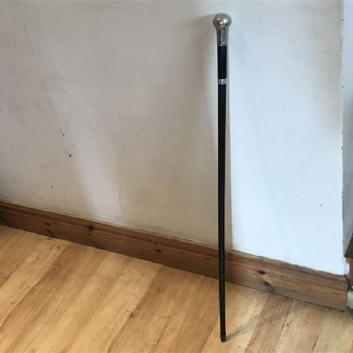 Superb Gentleman’s Walking Stick Sword Stick with Silver Handle