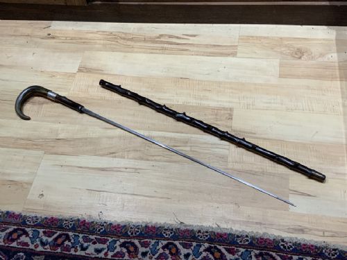 Blackthorn Walking Stick Sword Stick London 1912