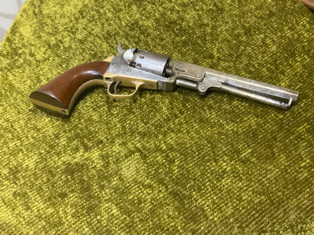 A .36 FIVE-SHOT SINGLE-ACTION WITNEY PERCUSSION NAVY  REVOLVER