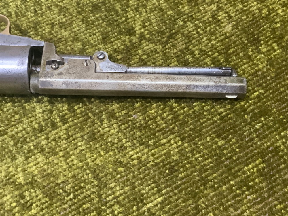 A .36 FIVE-SHOT SINGLE-ACTION WITNEY PERCUSSION NAVY  REVOLVER View V