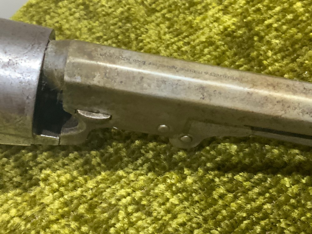 A .36 FIVE-SHOT SINGLE-ACTION WITNEY PERCUSSION NAVY  REVOLVER View XII