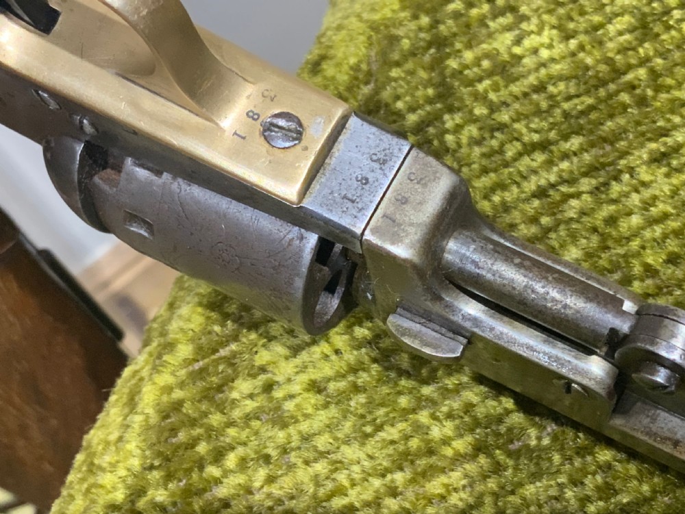 A .36 FIVE-SHOT SINGLE-ACTION WITNEY PERCUSSION NAVY  REVOLVER View XVI