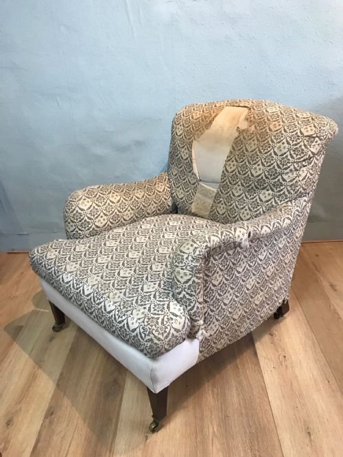 howard sons bridgewater arm chair - CATEGORY: ANTIQUE CHAIRS - DATED VICTORIAN