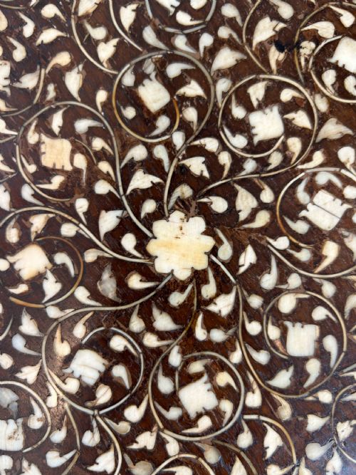 ANTIQUE INDIAN HOSHIARPUR TABLE - ADDITIONAL PHOTO 7