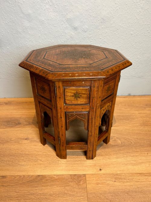 antique indian hoshiarpur table - CATEGORY: ANTIQUE TABLES - DATED VICTORIAN