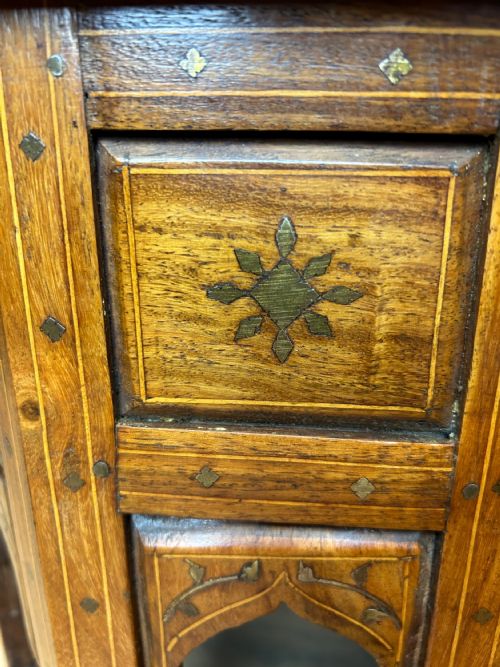 ANTIQUE INDIAN HOSHIARPUR TABLE - ADDITIONAL PHOTO 4
