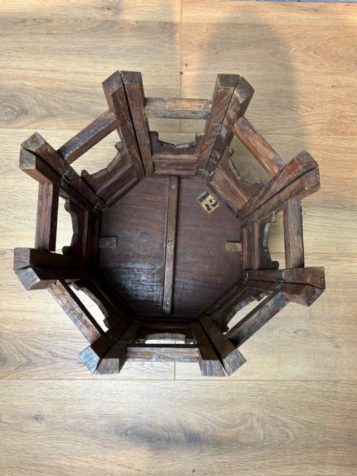 ANTIQUE INDIAN HOSHIARPUR TABLE - ADDITIONAL PHOTO 7