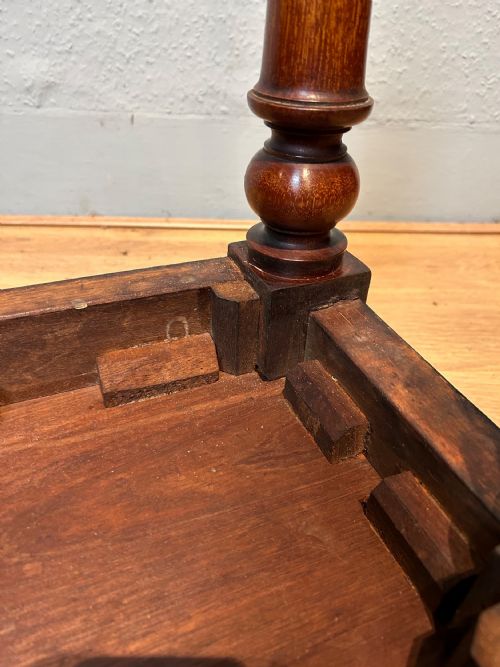 VICTORIAN MAHOGANY HALL BENCH WINDOW SEAT - ADDITIONAL PHOTO 8