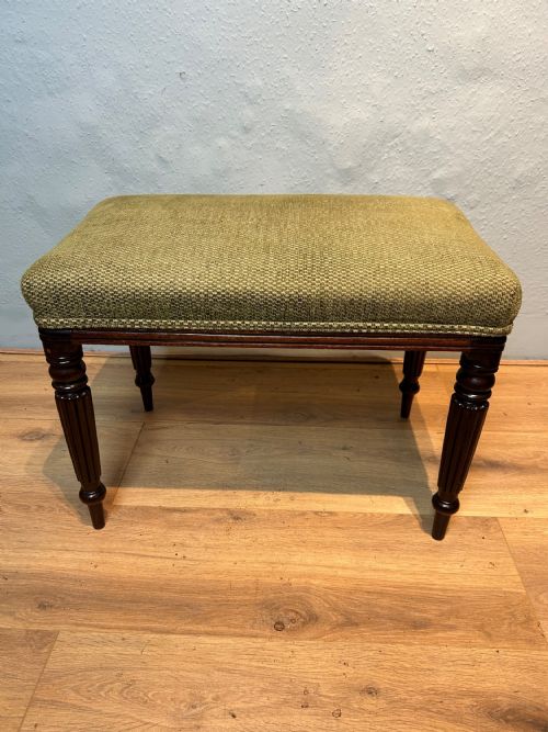 REGENCY MAHOGANY STOOL - ADDITIONAL PHOTO 2