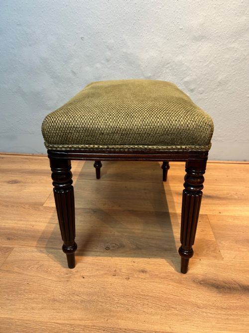REGENCY MAHOGANY STOOL - ADDITIONAL PHOTO 3