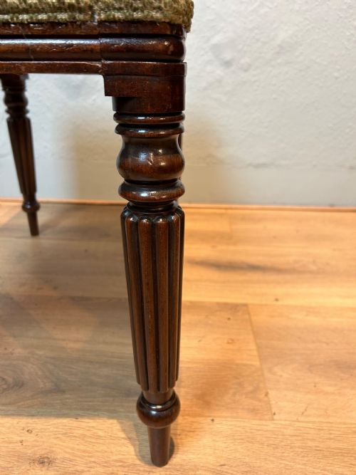 REGENCY MAHOGANY STOOL - ADDITIONAL PHOTO 4