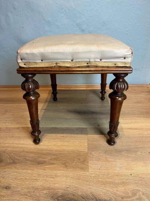 WILLIAM 4TH ROSEWOOD STOOL - ADDITIONAL PHOTO 4