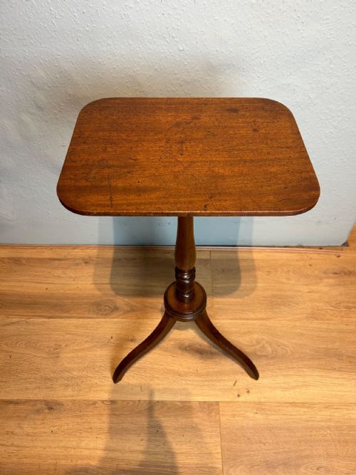 REGENCY MAHOGANY TRIPOD TABLE - ADDITIONAL PHOTO 1