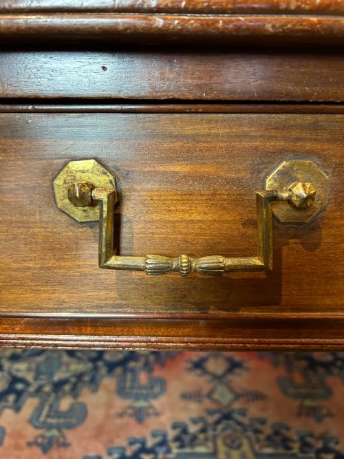 GEORGE 3RD MAHOGANY PARTNERS LIBRARY TABLE - ADDITIONAL PHOTO 3