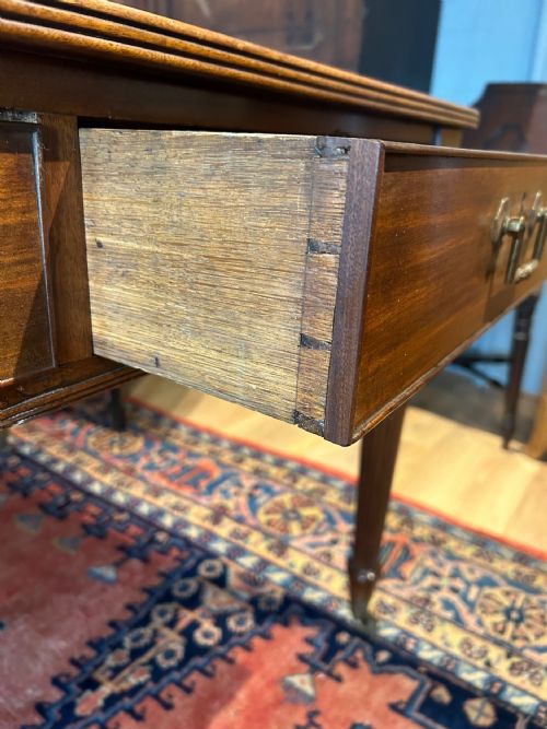 GEORGE 3RD MAHOGANY PARTNERS LIBRARY TABLE - ADDITIONAL PHOTO 7