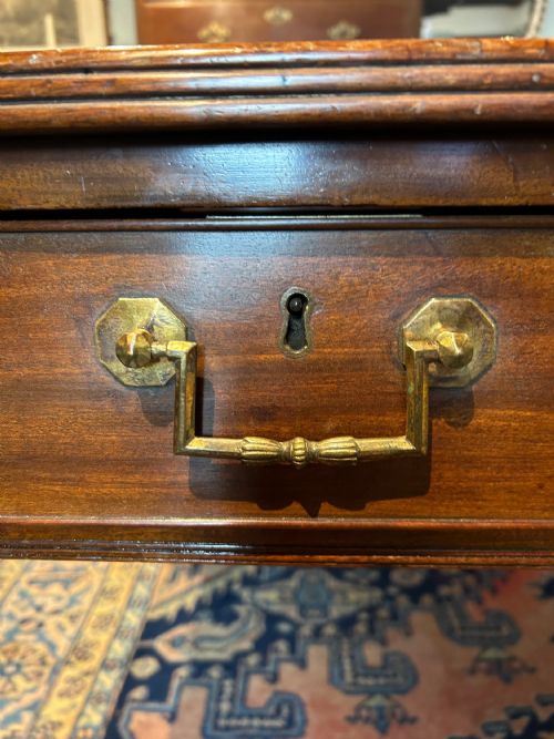 GEORGE 3RD MAHOGANY PARTNERS LIBRARY TABLE - ADDITIONAL PHOTO 8