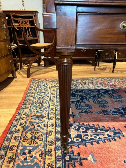 GEORGE 3RD MAHOGANY PARTNERS LIBRARY TABLE - ADDITIONAL PHOTO 10