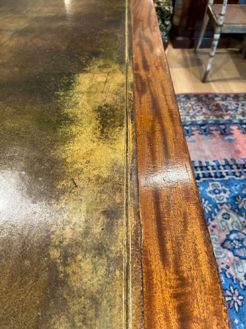GEORGE 3RD MAHOGANY PARTNERS LIBRARY TABLE - ADDITIONAL PHOTO 18