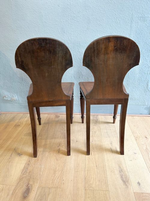 PAIR OF REGENCY MAHOGANY GILLOWS HALL CHAIRS - ADDITIONAL PHOTO 2