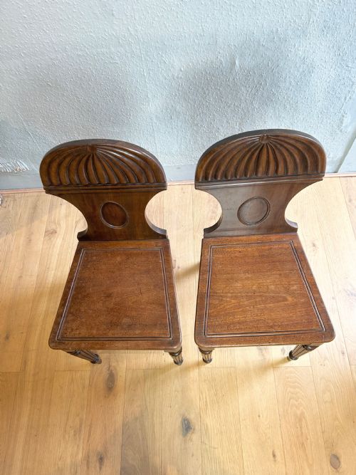 PAIR OF REGENCY MAHOGANY GILLOWS HALL CHAIRS - ADDITIONAL PHOTO 3