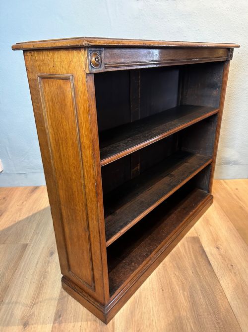 WILLIAM 4TH OAK OPEN BOOKCASE - ADDITIONAL PHOTO 1