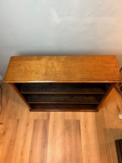 WILLIAM 4TH OAK OPEN BOOKCASE - ADDITIONAL PHOTO 2