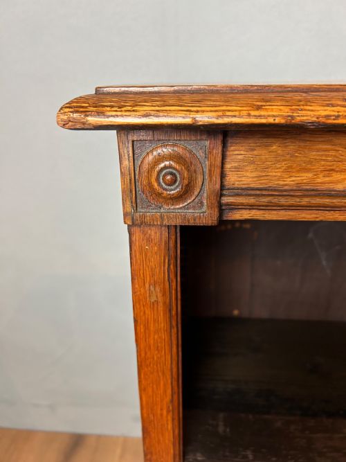 WILLIAM 4TH OAK OPEN BOOKCASE - ADDITIONAL PHOTO 6