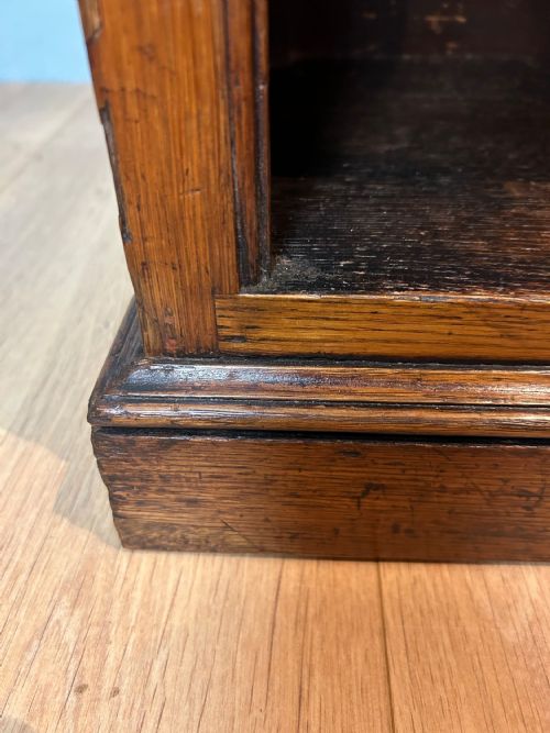 WILLIAM 4TH OAK OPEN BOOKCASE - ADDITIONAL PHOTO 7