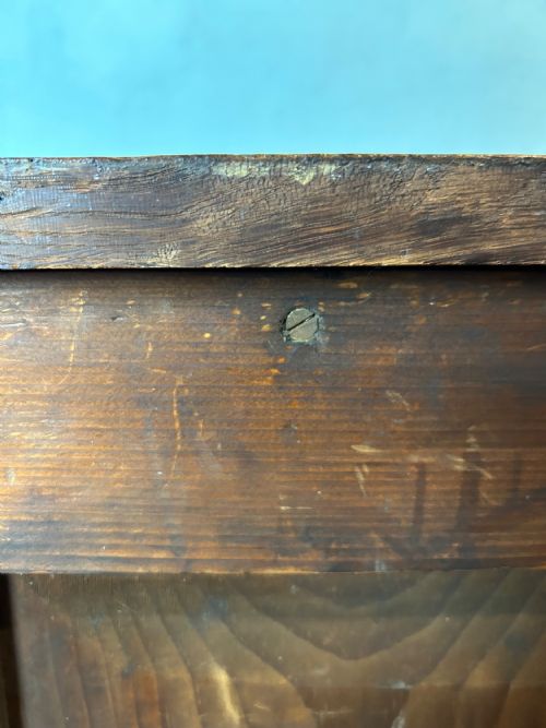 WILLIAM 4TH OAK OPEN BOOKCASE - ADDITIONAL PHOTO 11