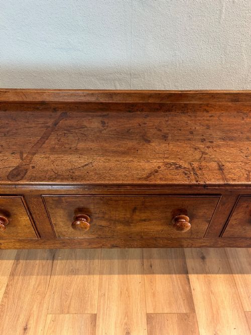 18TH CENTURY WALNUT OAK DRESSER BASE - ADDITIONAL PHOTO 11