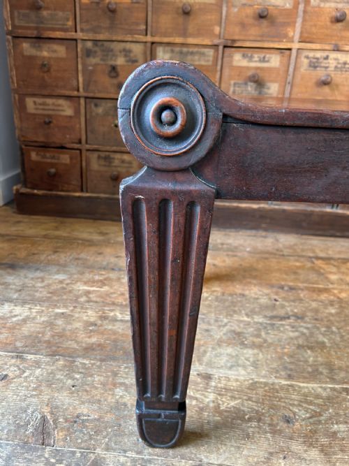 REGENCY HALL BENCH IN THE MANNER OF TATHAM MARSH - ADDITIONAL PHOTO 4