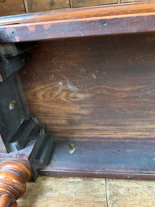 WILLIAM IV MAHOGANY HALL BENCH IN THE MANNER OF GILLOWS - ADDITIONAL PHOTO 11
