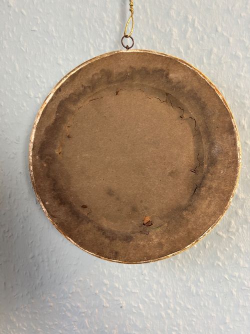 MINIATURE REGENCY GILT CONVEX MIRROR - ADDITIONAL PHOTO 5