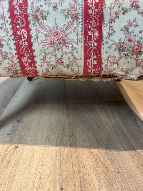 HOWARD SONS UPHOLSTERED STOOL - ADDITIONAL PHOTO 3