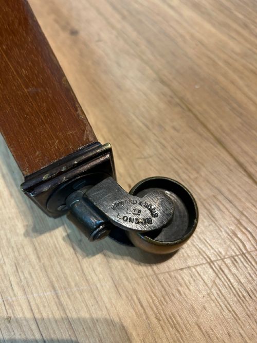 HOWARD SONS UPHOLSTERED STOOL - ADDITIONAL PHOTO 7