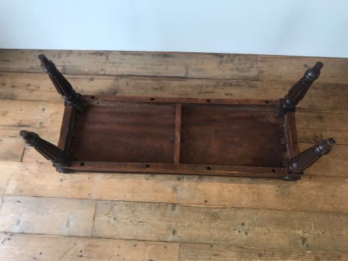 GILLOWS REGENCY MAHOGANY HALL BENCH - ADDITIONAL PHOTO 6