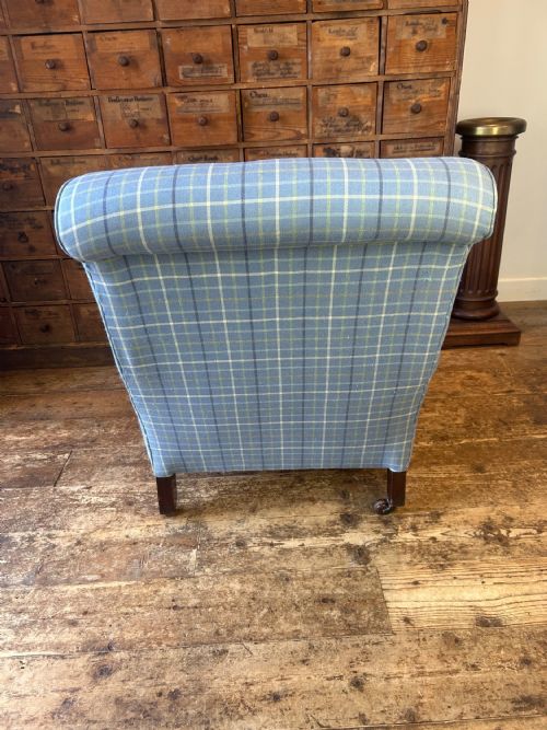 19TH CENTURY HOWARD SONS STYLE ARM CHAIR - ADDITIONAL PHOTO 3
