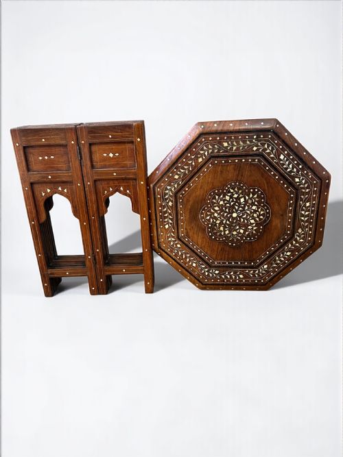 ANGLO INDIAN HOSHIAPUR OCTAGONAL TABLE - ADDITIONAL PHOTO 1