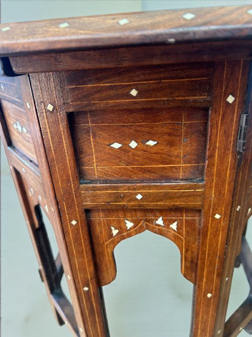 ANGLO INDIAN HOSHIAPUR OCTAGONAL TABLE - ADDITIONAL PHOTO 2