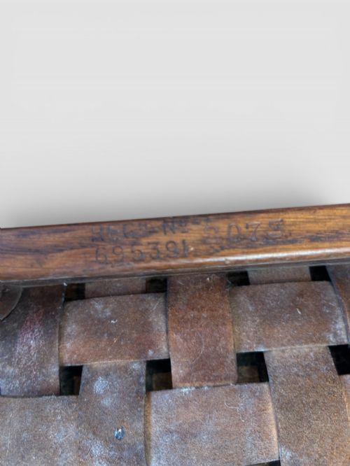 AUTHOR SIMPSON OF KENDAL ARTS CRAFTS OAK STOOL - ADDITIONAL PHOTO 5